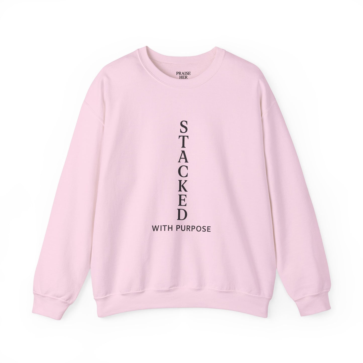 Stacked with Purpose Unisex Heavy Blend Crewneck Sweatshirt