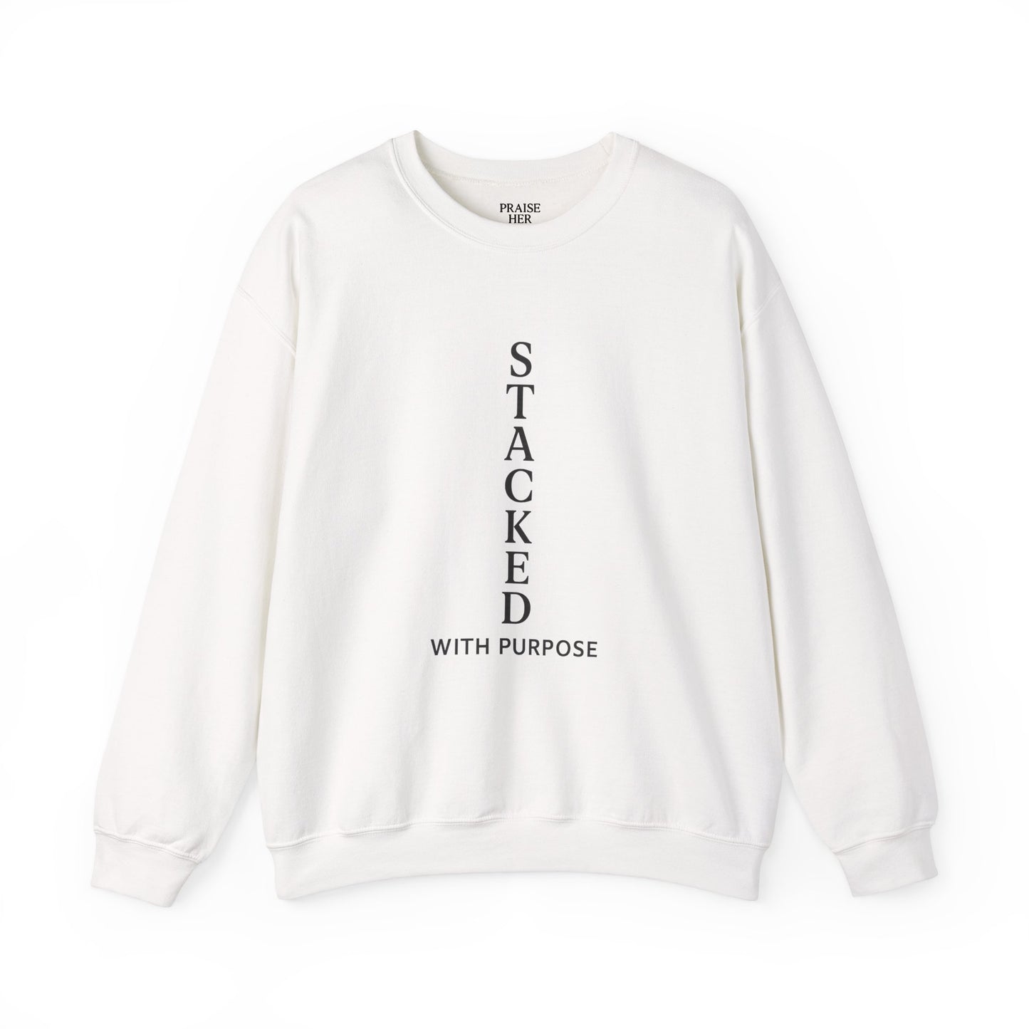 Stacked with Purpose Unisex Heavy Blend Crewneck Sweatshirt