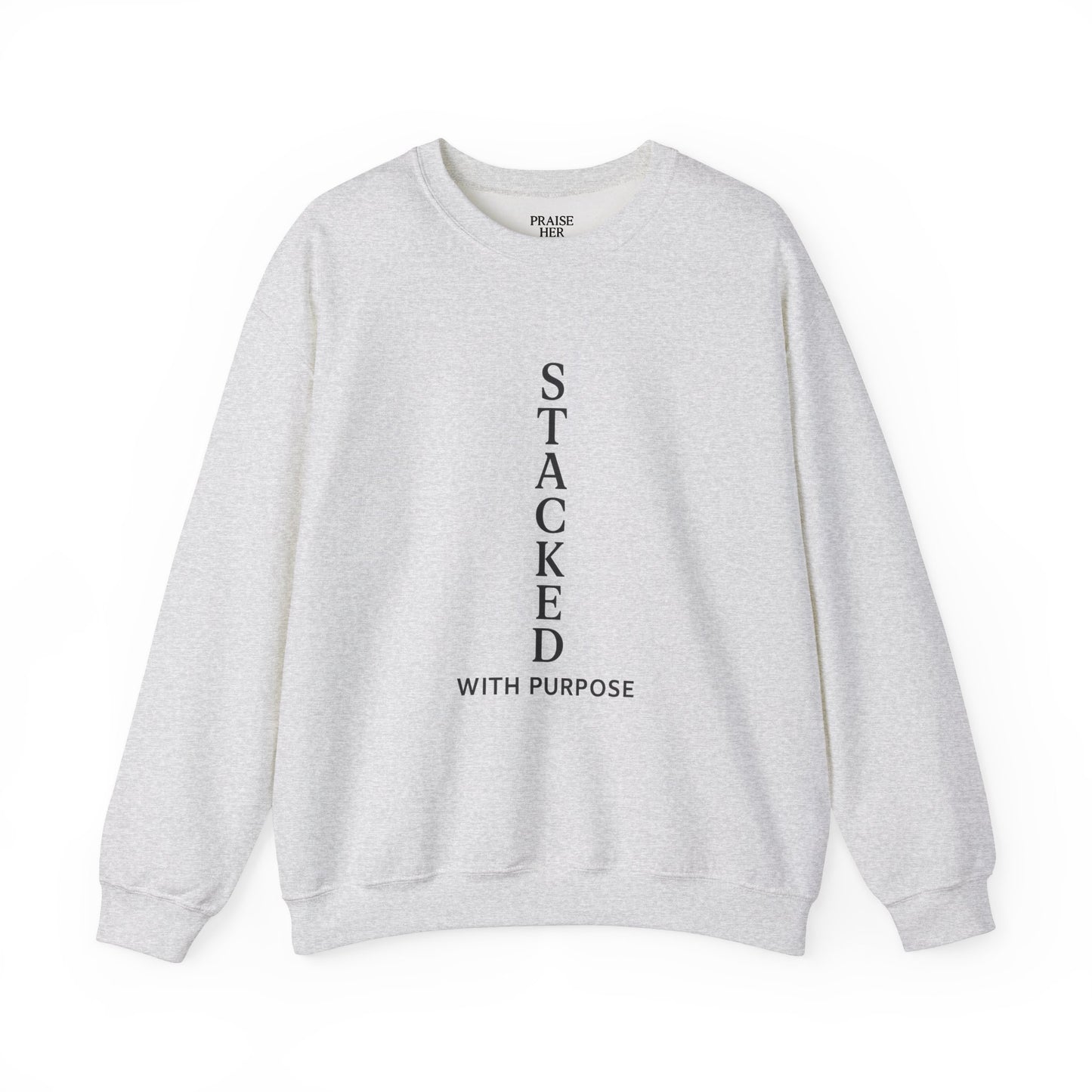 Stacked with Purpose Unisex Heavy Blend Crewneck Sweatshirt