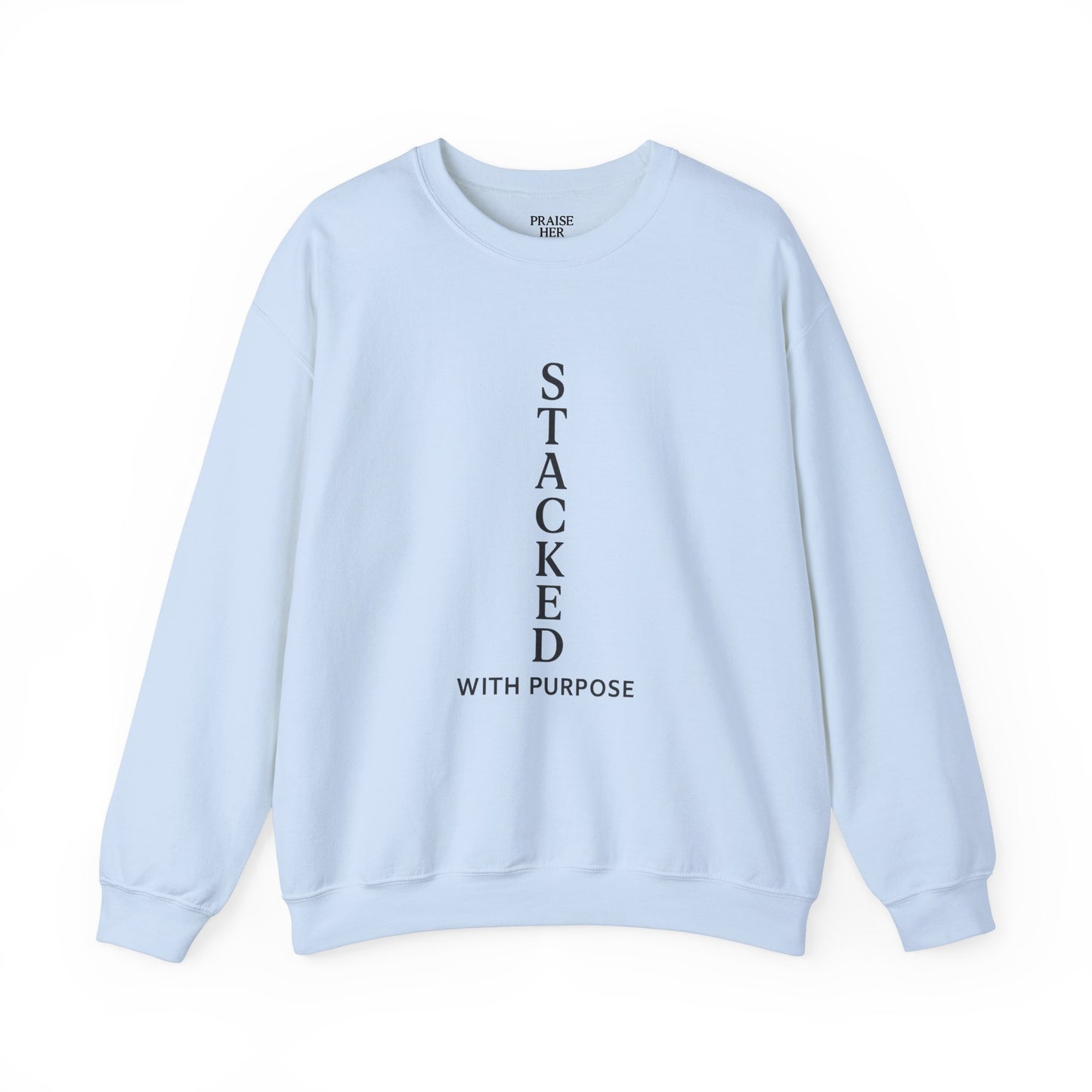 Stacked with Purpose Unisex Heavy Blend Crewneck Sweatshirt
