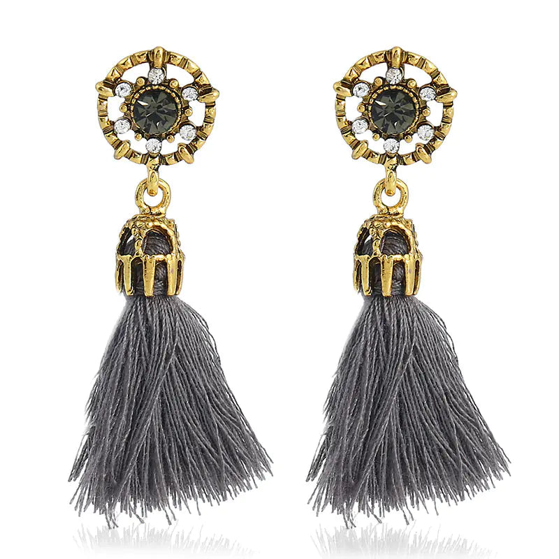 Tassel Earrings - Vintage Style with Ethnic Touch