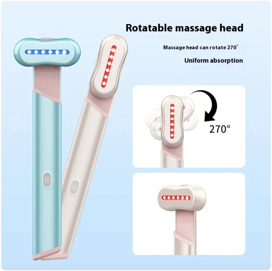 4-Color LED Eye Massager