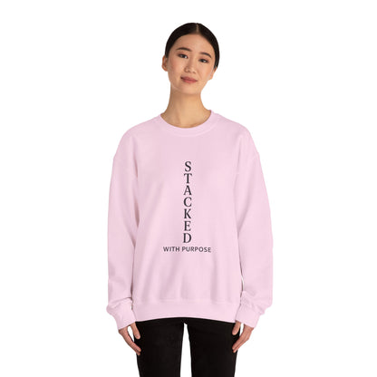 Stacked with Purpose Unisex Heavy Blend Crewneck Sweatshirt