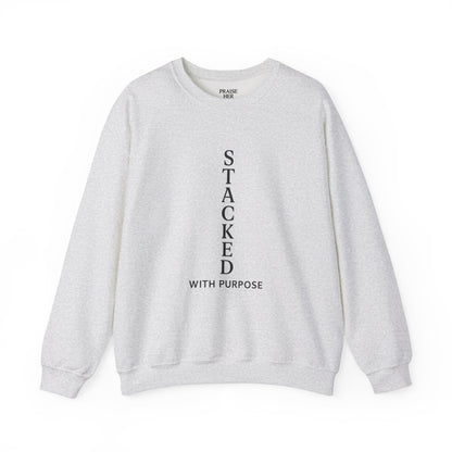 Stacked with Purpose Unisex Heavy Blend Crewneck Sweatshirt