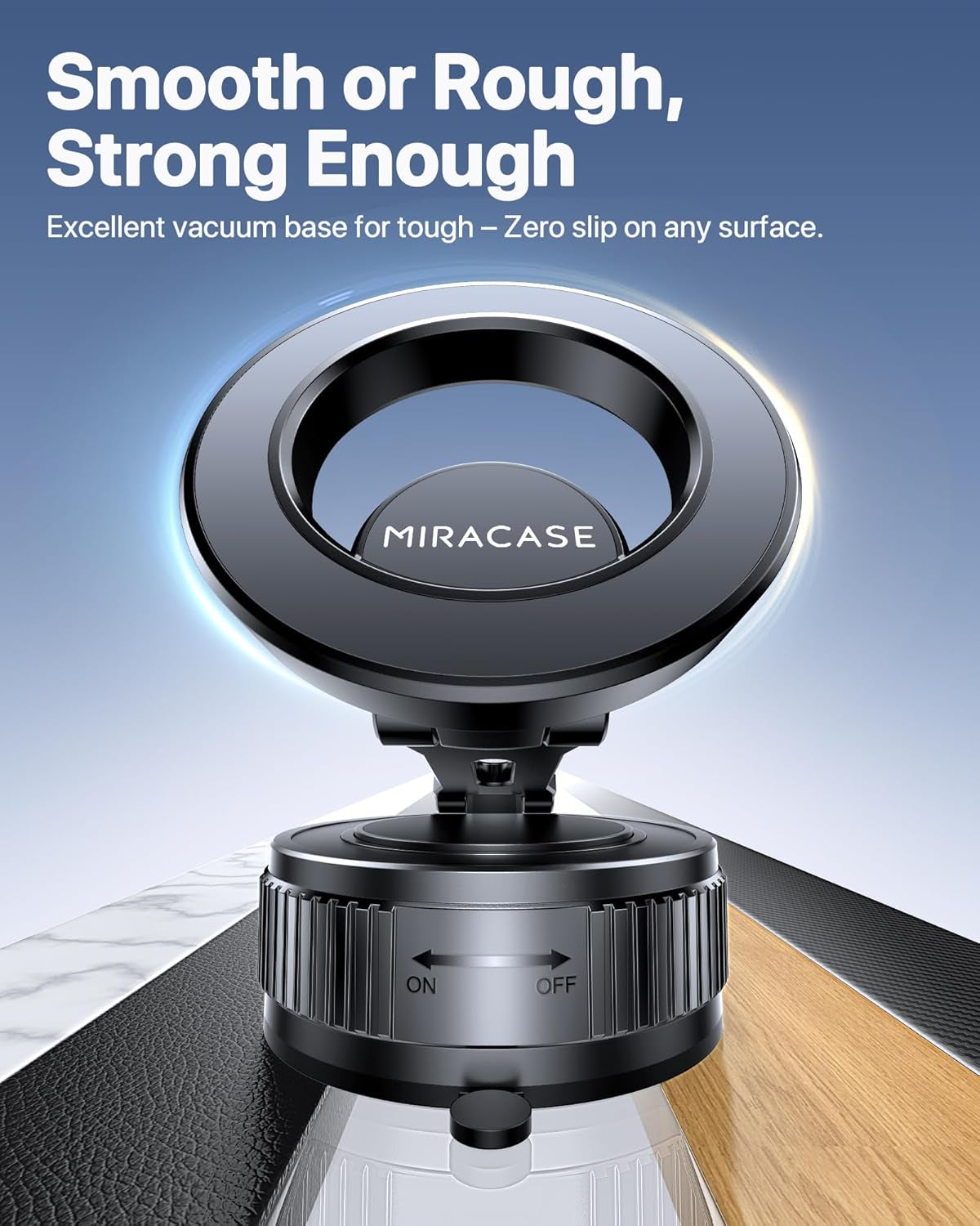 2026 Vacuum for Magsafe Car Mount, [Strongest Suction] Magnetic Phone Holders for Your Car, 360° Adjustable Car Phone Holder Mount for Iphone 17 Pro Max 16 15 14 13 12 & All Smartphones
