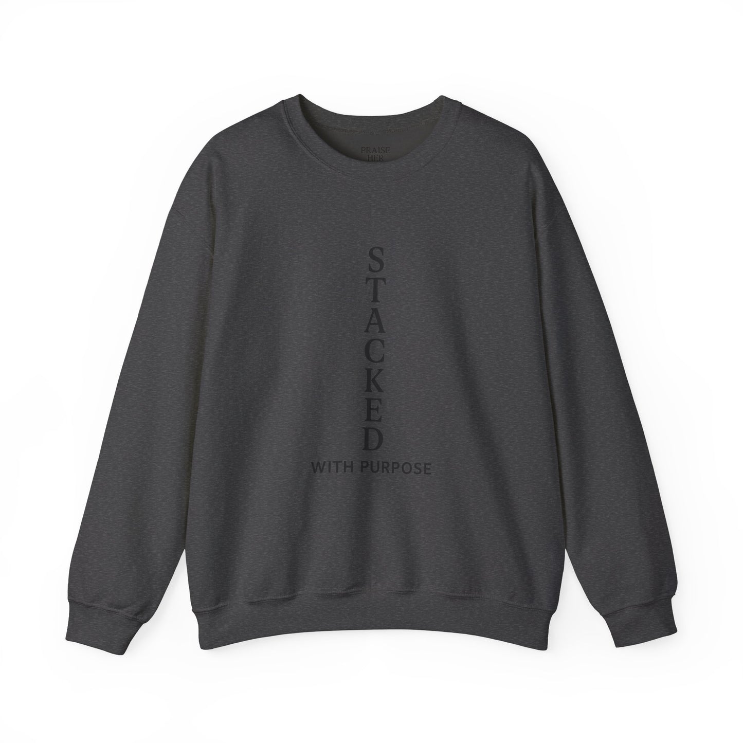 Stacked with Purpose Unisex Heavy Blend Crewneck Sweatshirt