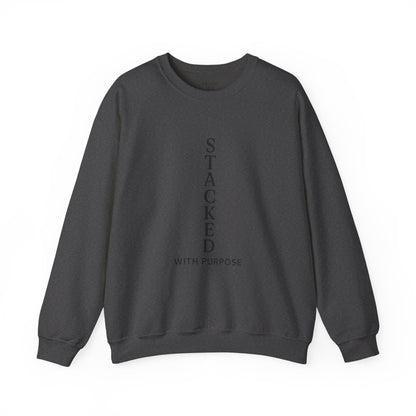 Stacked with Purpose Unisex Heavy Blend Crewneck Sweatshirt