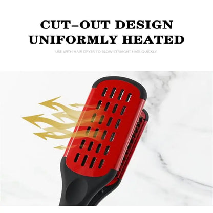 Women's Curl Smoothing Comb and Hair Styling Tools