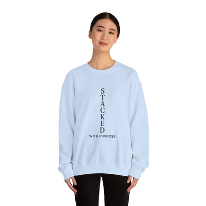 Stacked with Purpose Unisex Heavy Blend Crewneck Sweatshirt