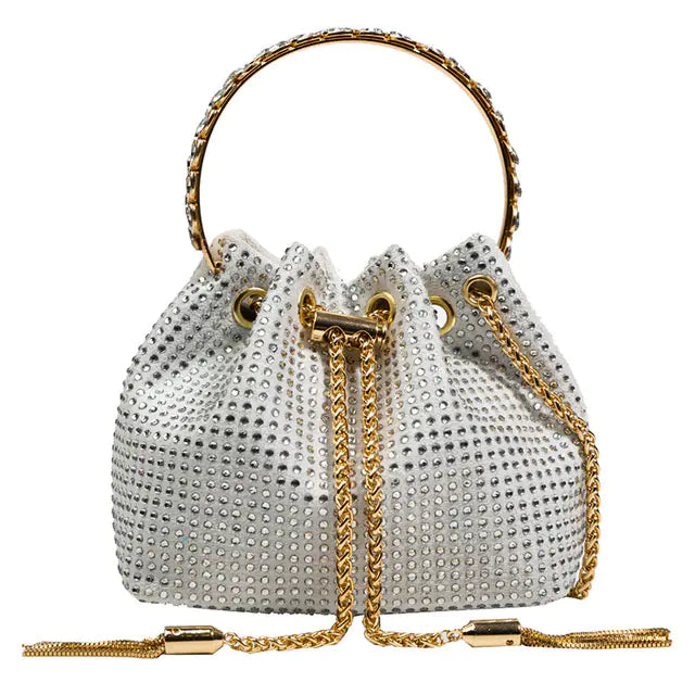 Chic Rhinestone Crossbody Purse