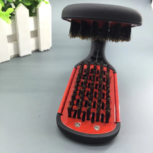 Silk press straightening brush