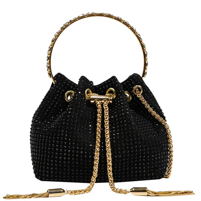 Chic Rhinestone Crossbody Purse