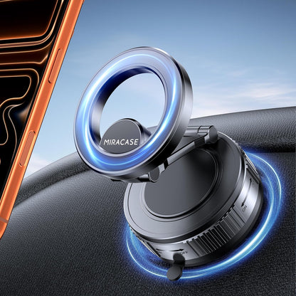 2026 Vacuum for Magsafe Car Mount, [Strongest Suction] Magnetic Phone Holders for Your Car, 360° Adjustable Car Phone Holder Mount for Iphone 17 Pro Max 16 15 14 13 12 & All Smartphones