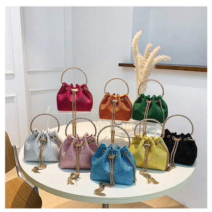 Chic Rhinestone Crossbody Purse
